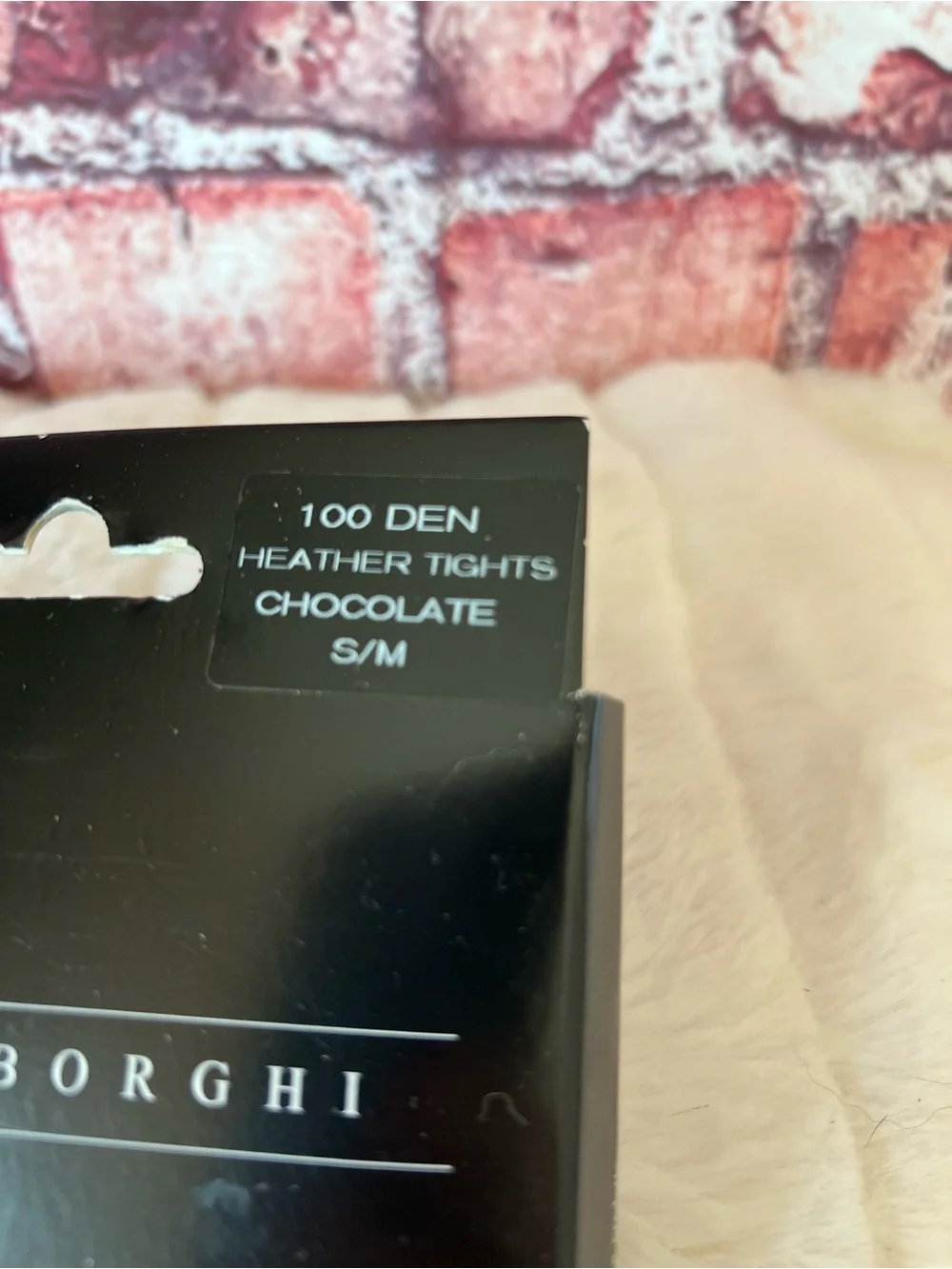 Sarah Borghi Made In Italy 100 Den Heather Tights Chocolate